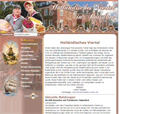 Tablet Screenshot of hollaendisches-viertel.net